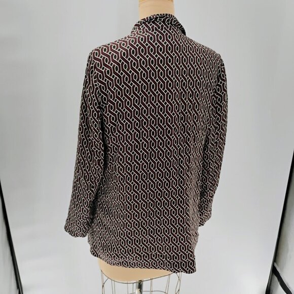 GP & J Baker x H&M Black Patterned Jacket (Us 8 ) - Picture 9 of 14